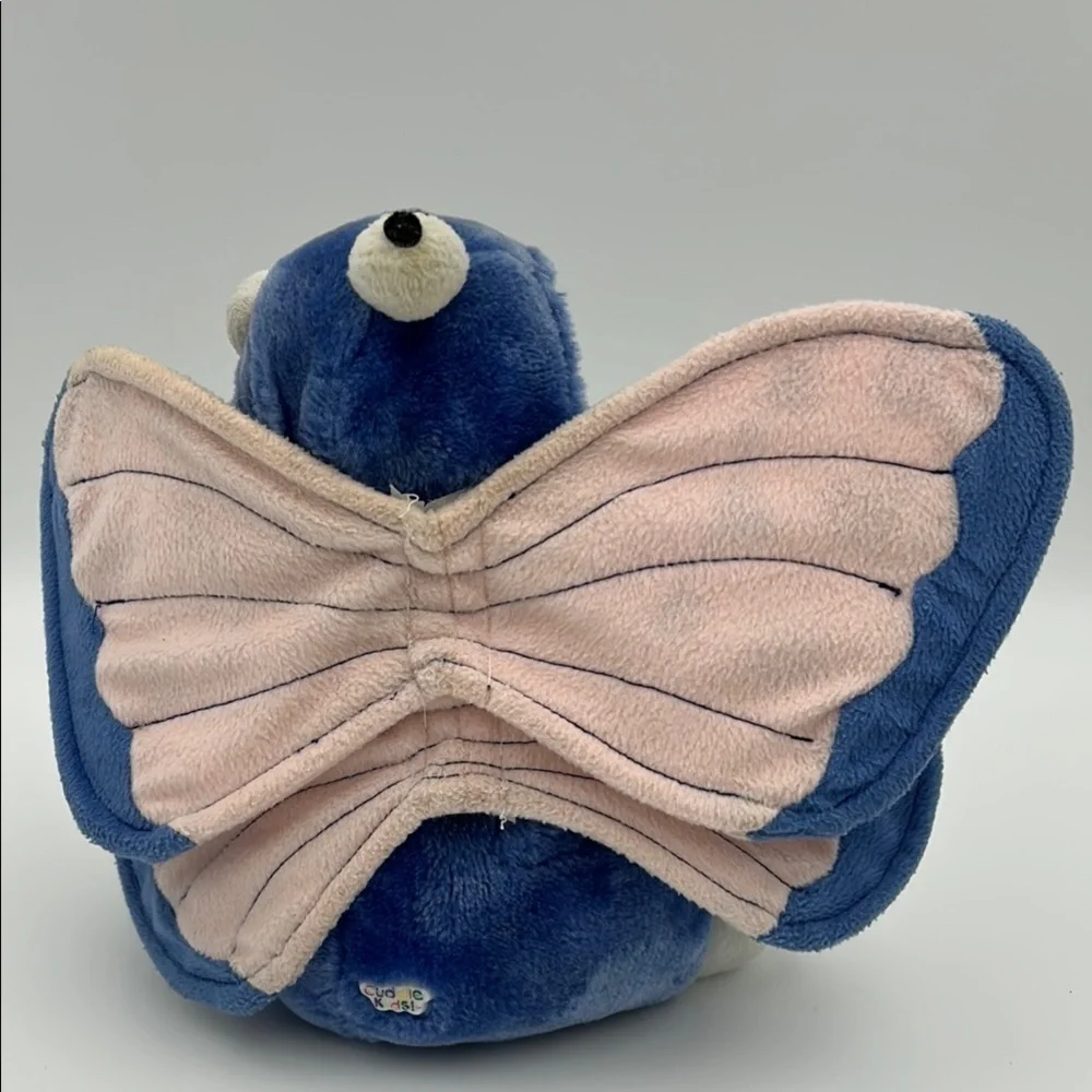 Vintage 2002 Geppeddo Cuddle kids Bethany plush Blue and Pink Butterfly